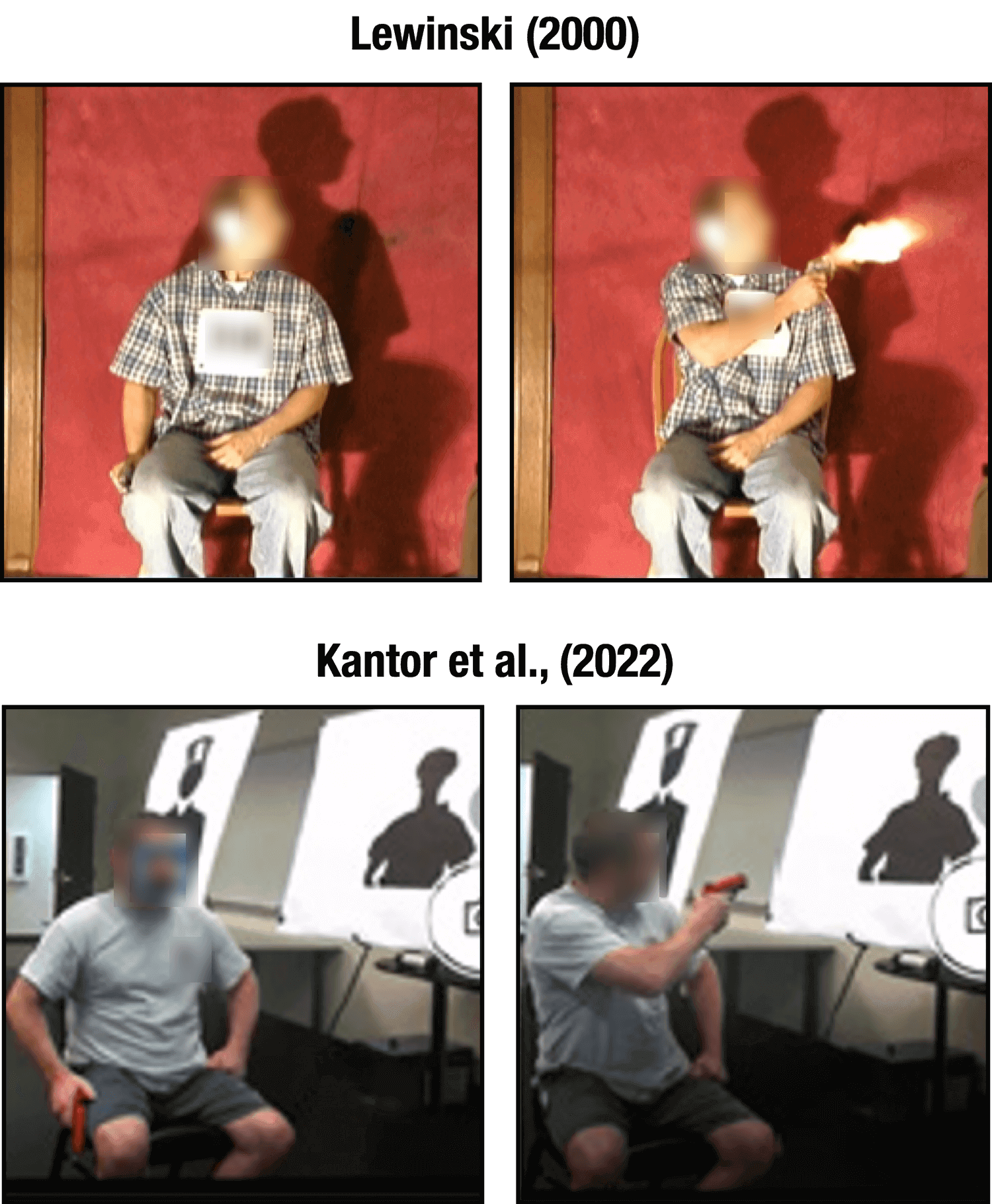Figure 1. Shooting from the driver-side front comparison 